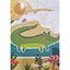 Tarjeta Felicitacion para Colorear Cocodrilo PICTURA 11.7 x 16.7 cm