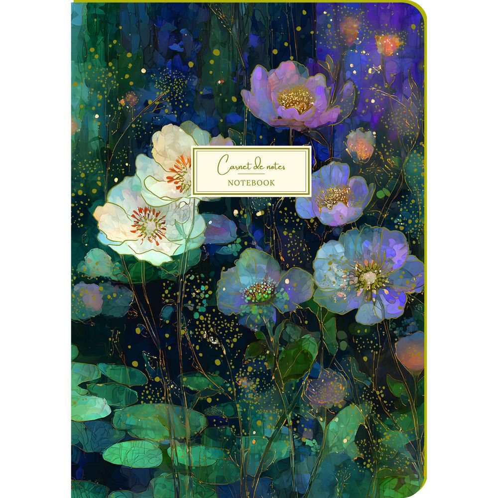 Cuaderno A5 Nenúfares Violetas Pictura