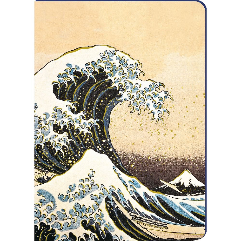 Cuaderno A5 Tapa Rígida La Gran Ola Hokusai Pictura