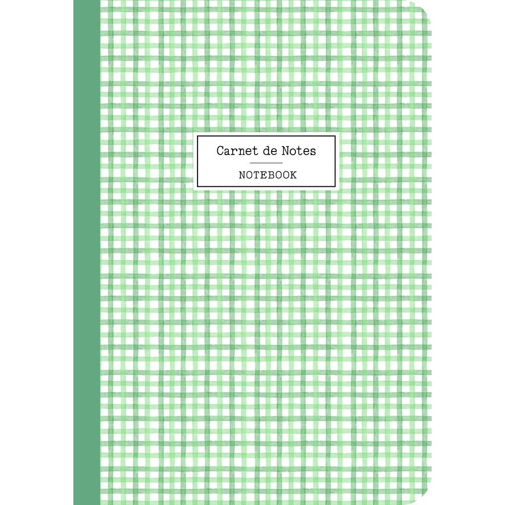 Cuaderno A6 Naturelles Cuadros Pequeños Verde PICTURA Imagen principal del producto