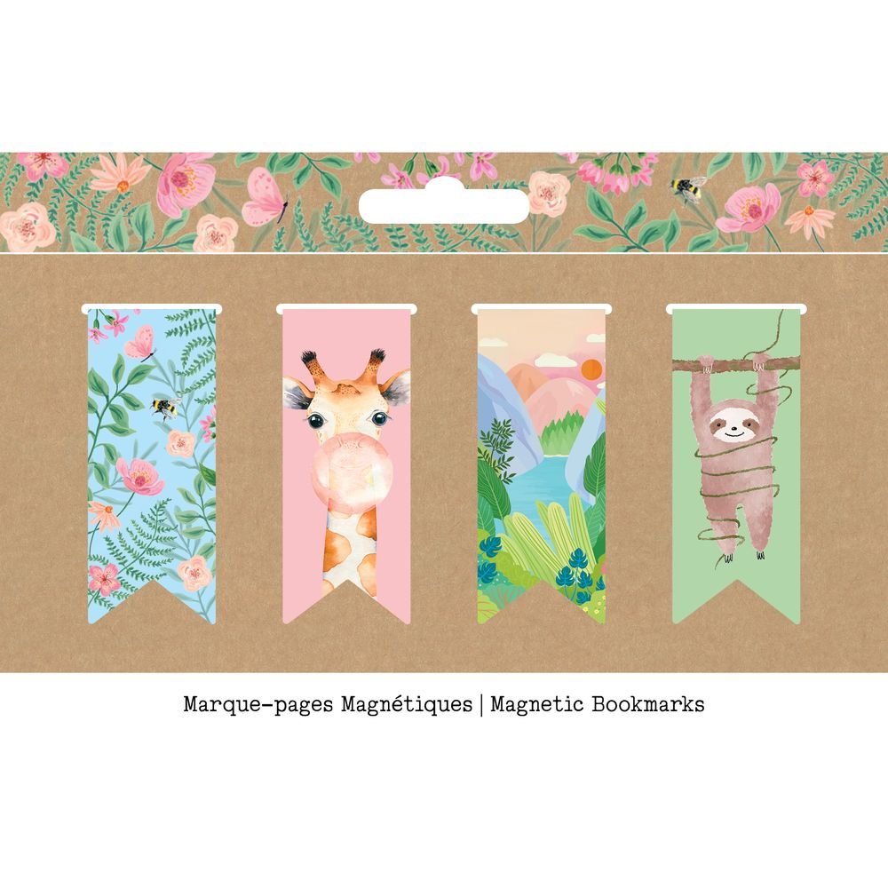 Set de 4 Marcapáginas Magnéticos Les Naturelles PICTURA