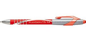 Pack 12 Bolígrafos Flexgrip Elite Rt Rojo Paper Mate