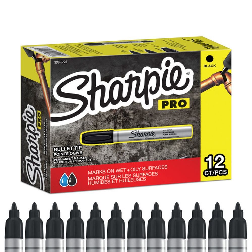 Rotulador Sharpie Pro Permanente Industrial Punta Redonda N Marca