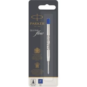 Recambio bolígrafo Parker azul fino, 12 unidades