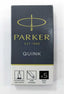 CARTUCHO LARGO TINTA PARKER NEGRO B/5 | 1 UNIDADES | (PARKER)