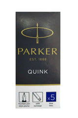 CARTUCHO LARGO TINTA PARKER AZUL B/5 | 1 UNIDADES | (PARKER)