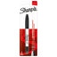 Rotulador Sharpie permanente doble punta negro, pack 12 ud.