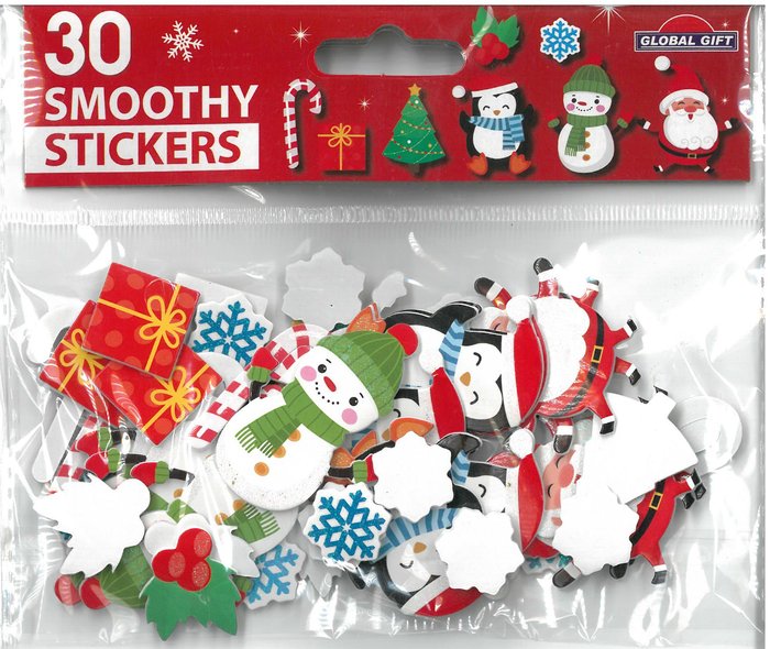 PEGATINAS DE ESPUMA NAVIDAD MUÑECO DE NIEVE Y PINGUINO | GRUPO ERIK EDITORES STICKERS | ENVASE 10 UDS. UNIDAD | 3510052900144 Imagen principal del producto
