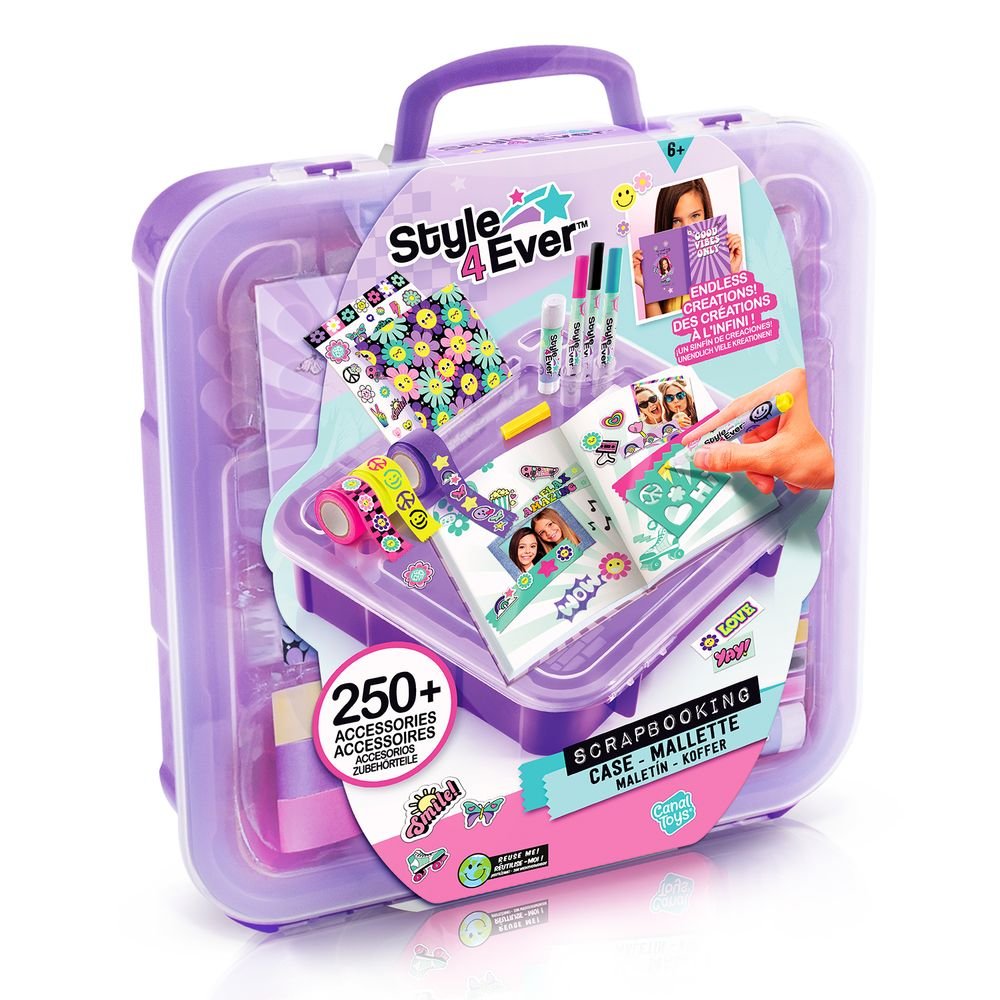 Maletín Accesorios de Decoración Scrapbooking con Diario Canal Toys