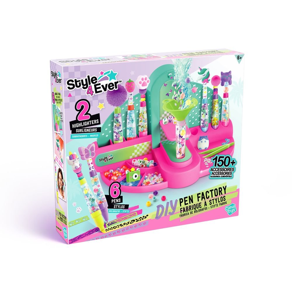 Fábrica de bolígrafos y subrayadores DIY Canal Toys