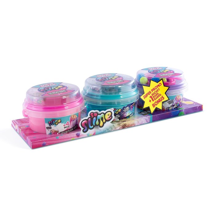 Paquete 3 Cubos de Slime Canal Toys