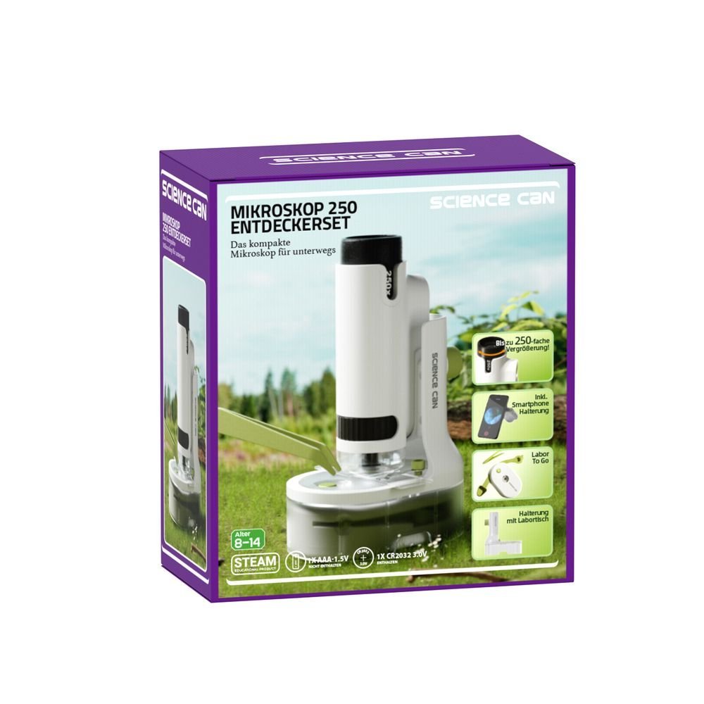 MICROSCOPIO PORTATIL | CANAL TOYS | 1 UNIDAD | 3555801482014 Imagen principal del producto