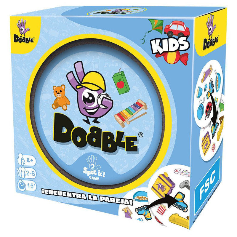 JUEGO DE MESA DOBBLE KIDS | ASMODEE JUEGOS | 1 UNIDAD | 3558380024255 Imagen principal del producto