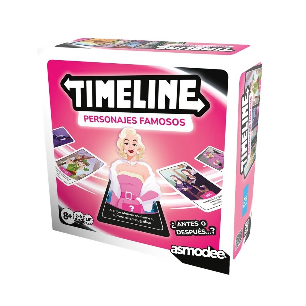Juego de Mesa Timeline Celebrities - Asmodee