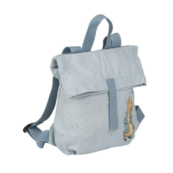 MOCHILA MINI-MESSENGER AZUL PETER RABBIT | PETIT JOUR PARIS Imagen principal del producto