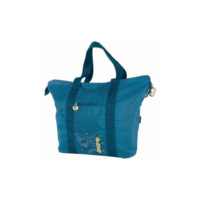 BOLSO SHOPPING TOTE BAG EL PRINCIPITO BLUE COLLECTION | PETIT JOUR PARIS Imagen principal del producto