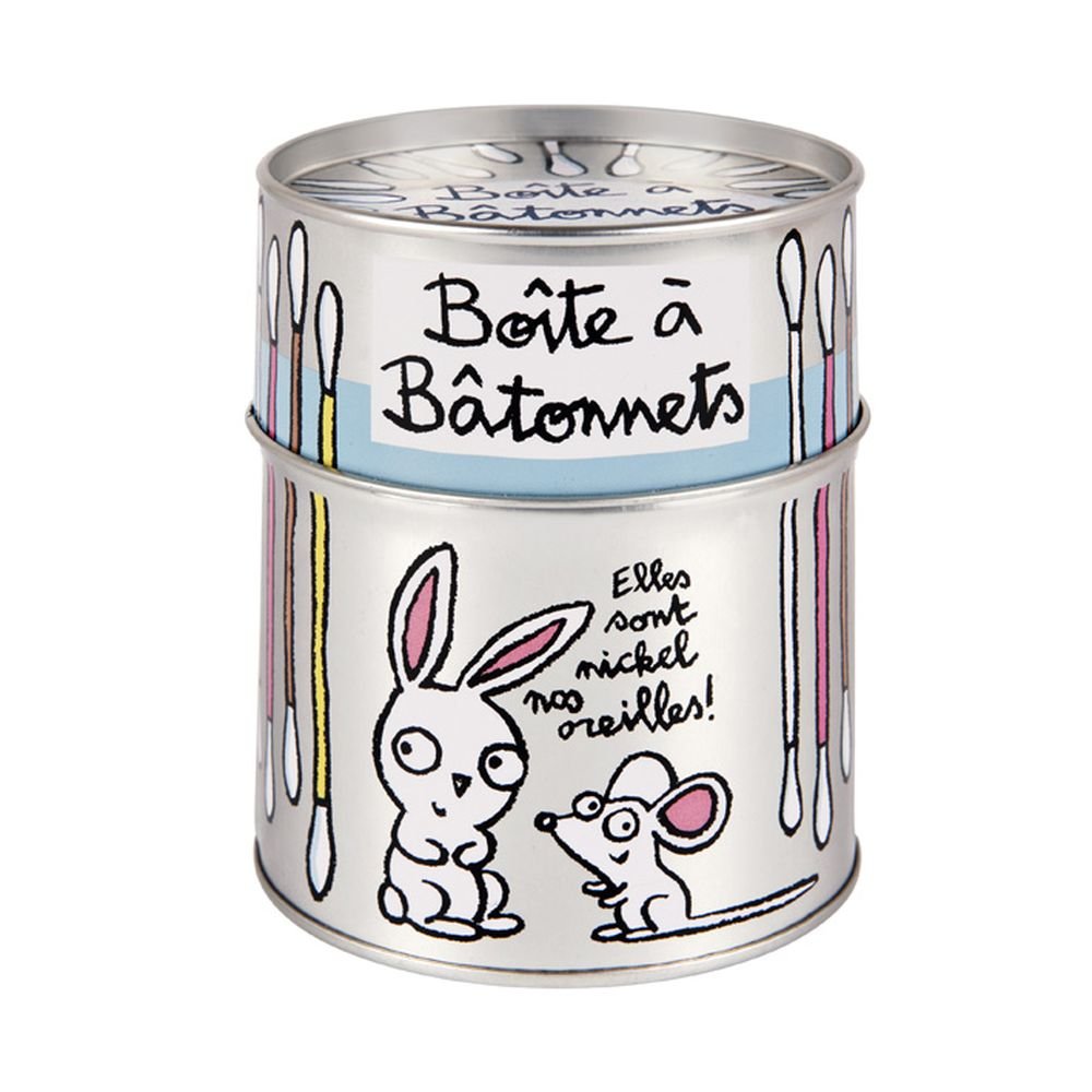Caja metálica Bastoncillos Nuestras Orejas DERRIERE LA PORTE