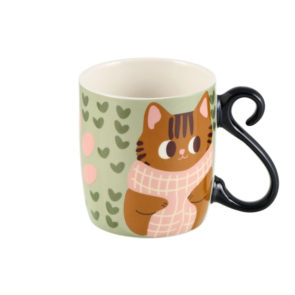 Taza Houba Porcelana 25 Cl el Gato Pasa Frio Aqui DERRIERE LA PORTE Imagen principal del producto