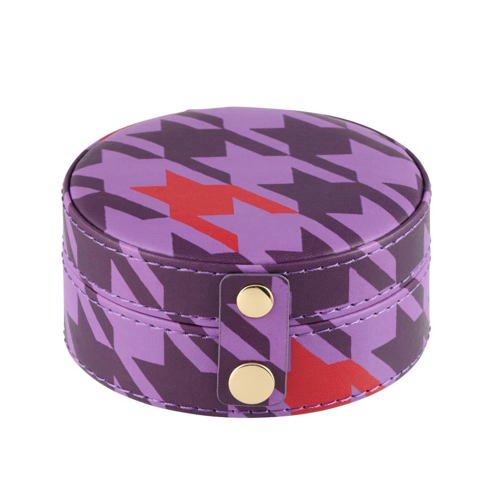 Joyero Redondo Morado Ecrin Miss Pop Derriére la Porte