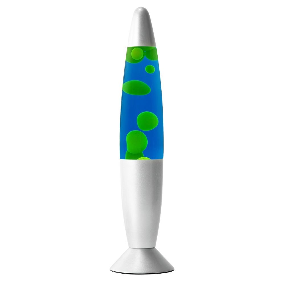 Lampara de lava Rocket Azul Amarillo PASTEQ Imagen principal del producto
