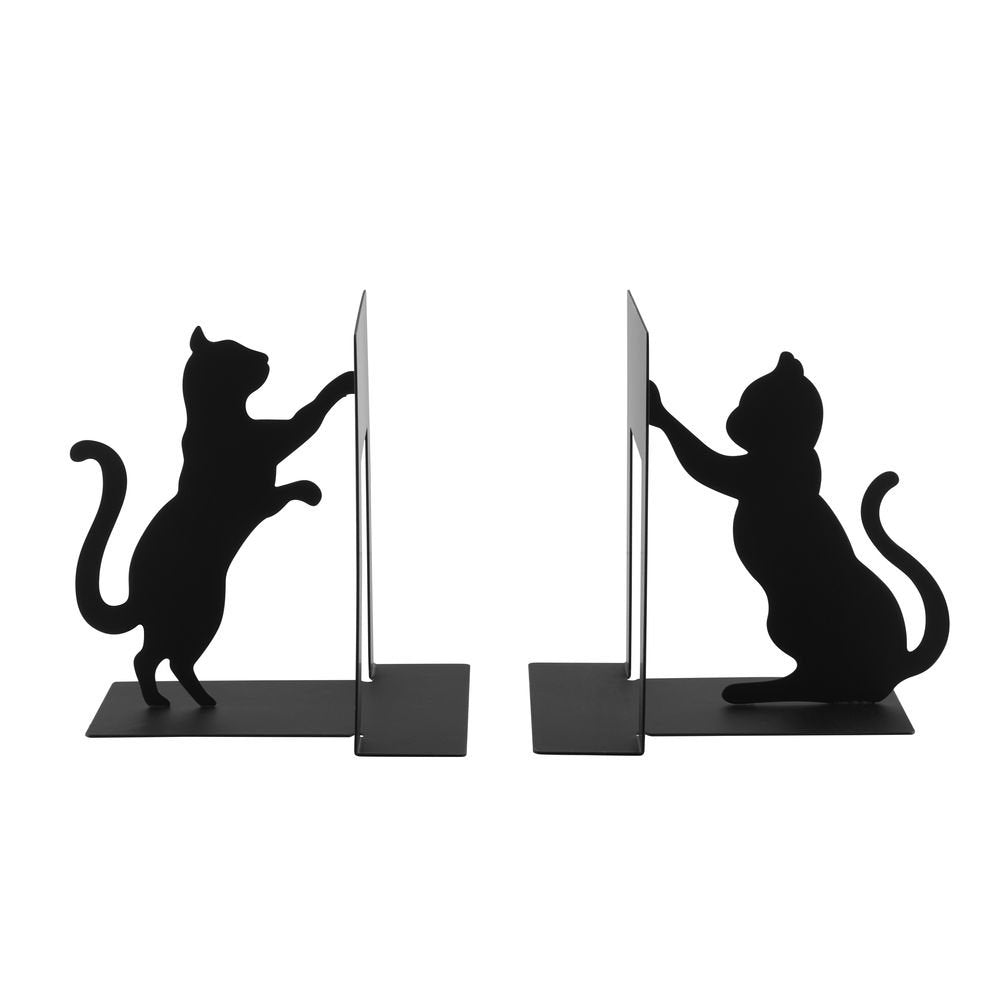Sujetalibros metálico Gato Juguetón DERRIERE LA PORTE Imagen principal del producto