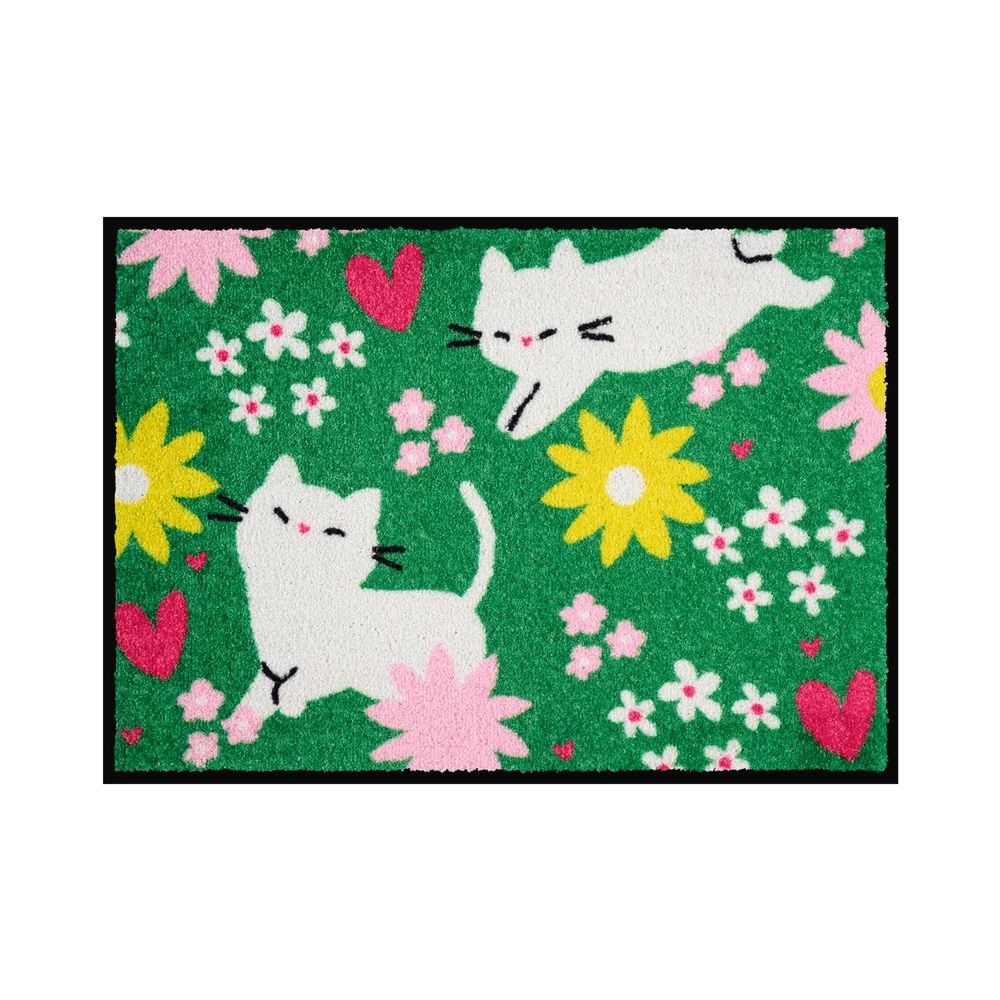 Alfombra Lemiyo Es Gato, la Vida en el Prado DERRIERE LA PORTE