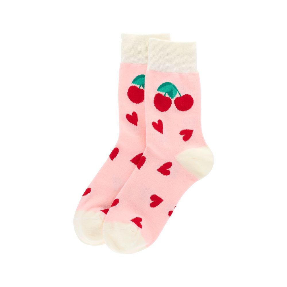 Calcetines algodón 35 - 38 cerezas Derrière la Porte