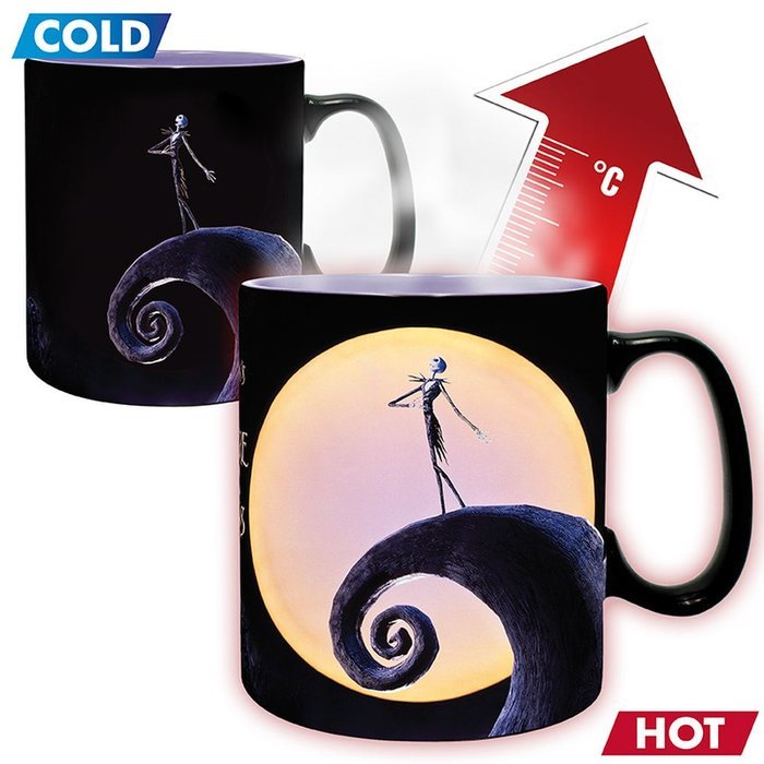 TAZA TERMICA 460 ML JACK & LUNA PESADILLA ANTES DE NAVIDAD | ABYSSE | ENVASE 2 UDS. UNIDAD | 3665361013327