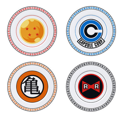 SET DE 4 PLATOS DRAGON BALL EMBLEMAS | ABYSSE | 1 UNIDAD | 3665361015383 Imagen principal del producto