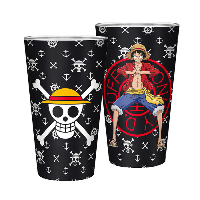 VASO XXL - 400ML ONE PIECE LUFFY 2UDS | ABYSSE | ENVASE 2 UDS. UNIDAD | 23665361056274 Imagen principal del producto