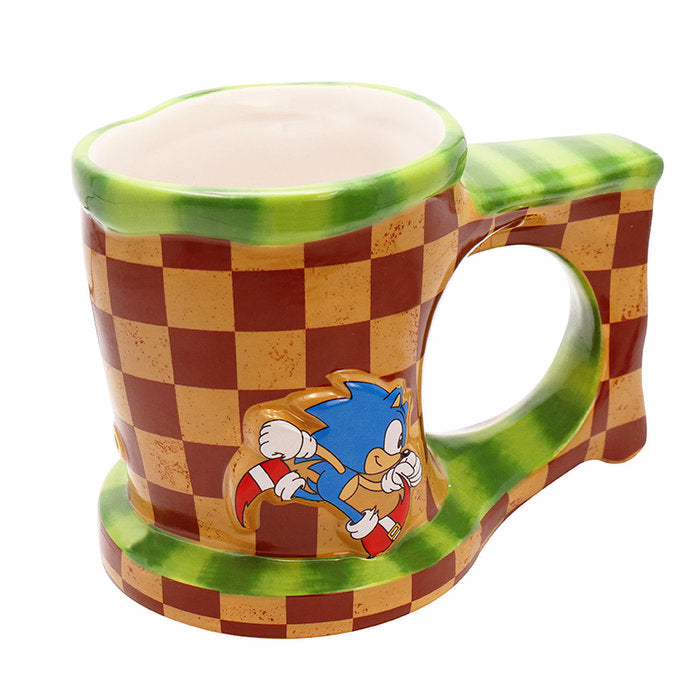 TAZA 3D SONIC CORRIENDO CAJA 2UDS | ABYSSE | 1 UNIDAD | 23665361063746
