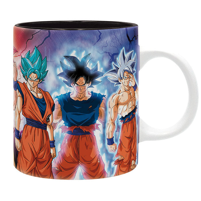 TAZA 320 ML DRAGON BALL SUPER TRANSFORMACIONES GOKU CAJA 2U | ABYSSE | 1 UNIDAD | 13665361067464 Imagen principal del producto