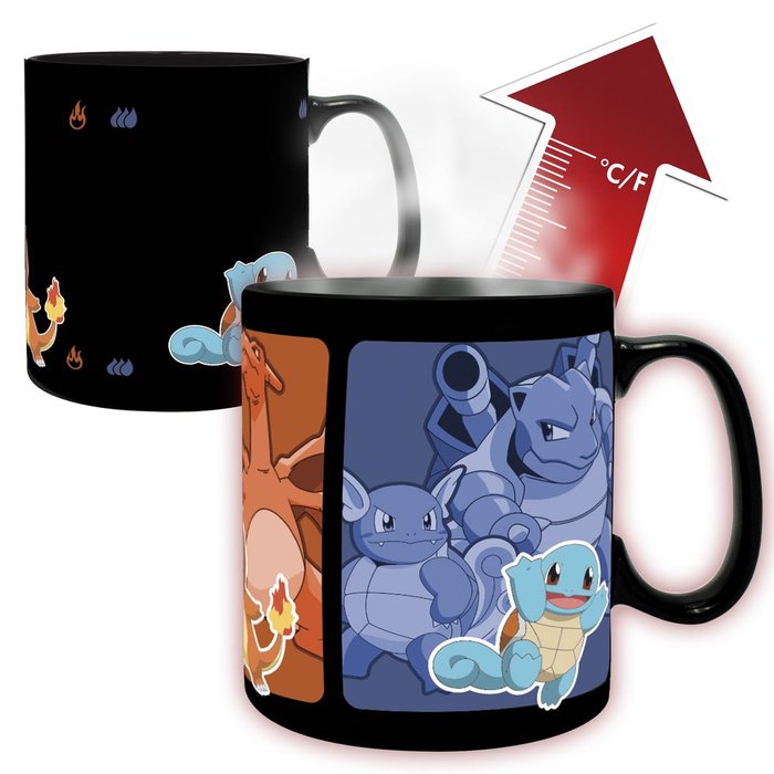 TAZA TERMICA 460 ML POKEMON | ABYSSE | ENVASE 2 UDS. UNIDAD | 23665361115902