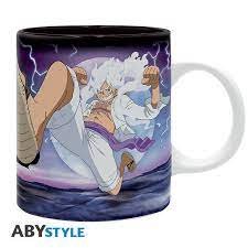 TAZA 320ML ONE PIECE LUFFY CONTRA KAIDOU CAJA 2UDS | ABYSSE | ENVASE 2 UDS. UNIDAD | 13665361129568 Imagen principal del producto