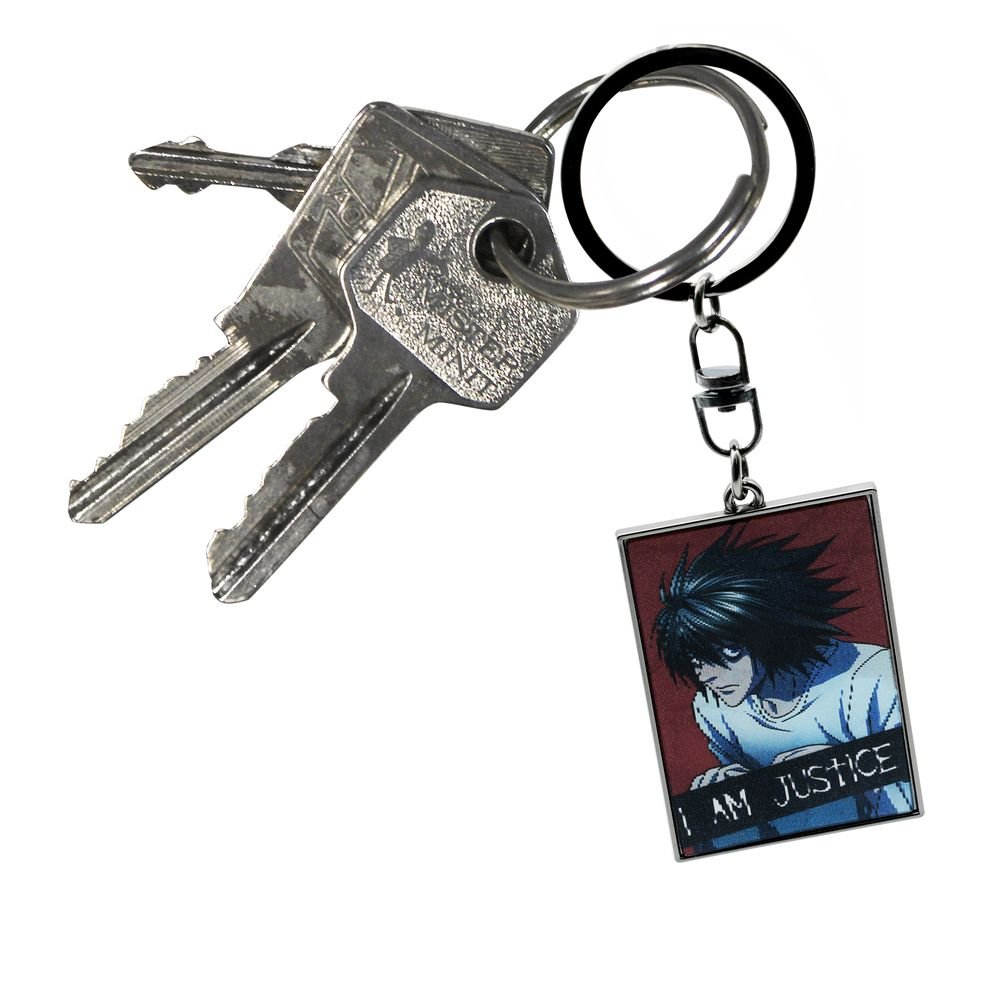 LLAVERO LENTICULAR JUSTICIA DEATH NOTE | ABYSSE | 1 UNIDAD | 3665361129820 Imagen principal del producto