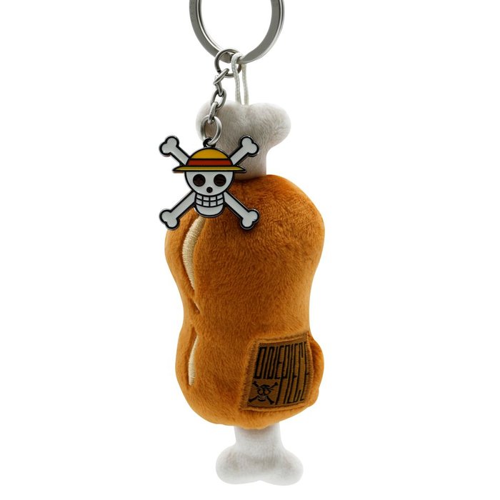 LLAVERO DE PELUCHE CARNE CON HUESO ONE PIECE | ABYSSE | 1 UNIDAD | 3665361131229 Imagen principal del producto