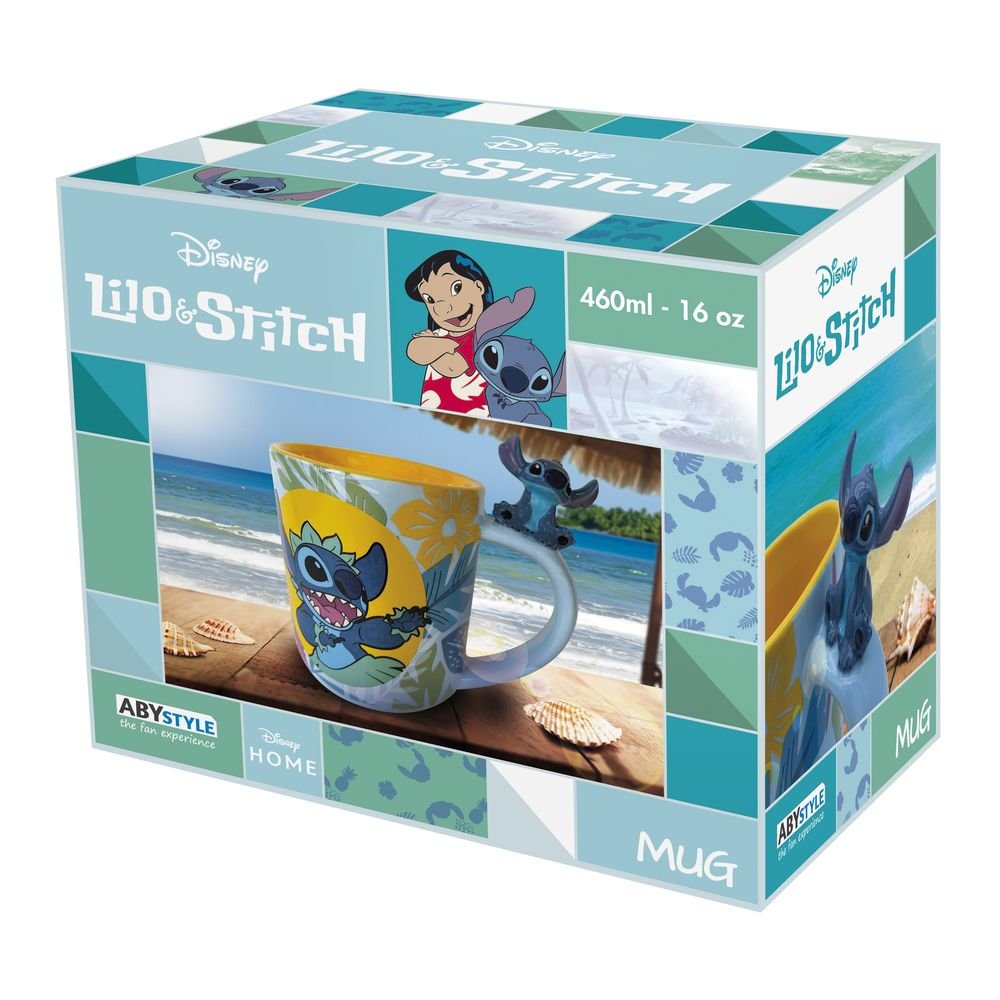 Taza Asa 3D Stitch Hawaiano Disney ABYSSE Imagen principal del producto