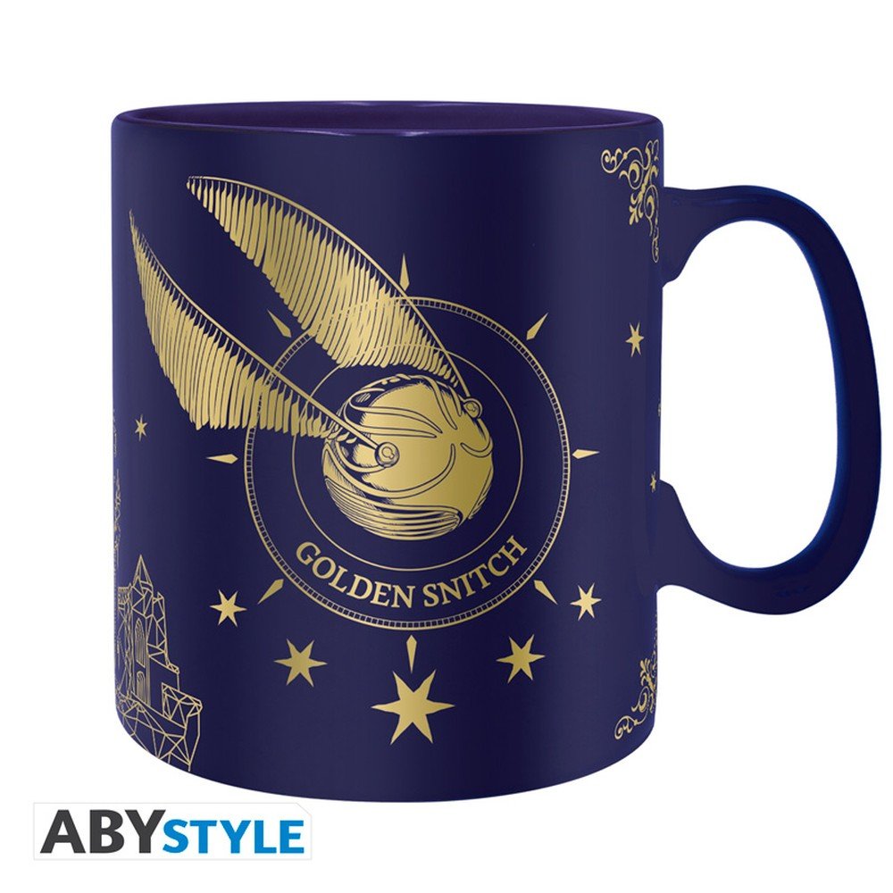 TAZA 460 ML SNITCH DORADA HARRY POTTER | ABYSSE | ENVASE 2 UDS. UNIDAD | 23665361154871 Imagen principal del producto