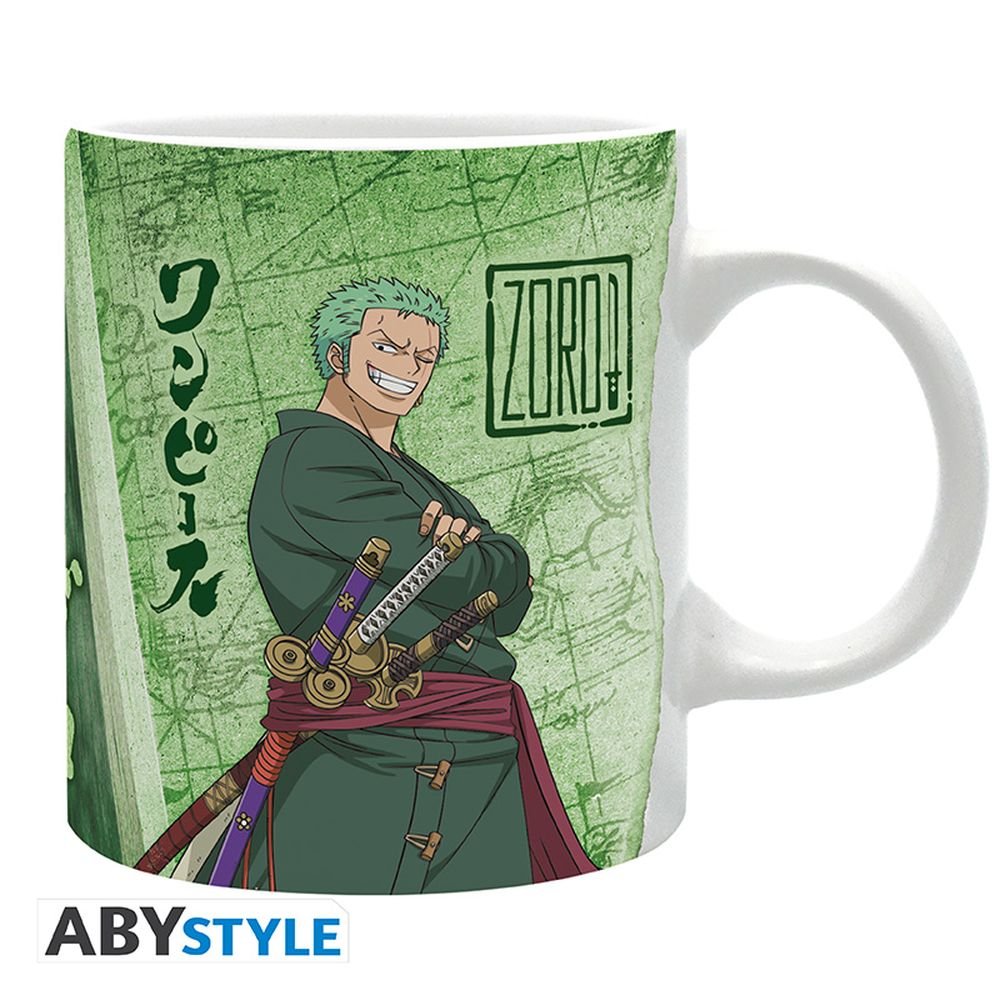 TAZA ZORO ONE PIECE | ABYSSE | ENVASE 2 UDS. UNIDAD | 13665361161766 Imagen principal del producto