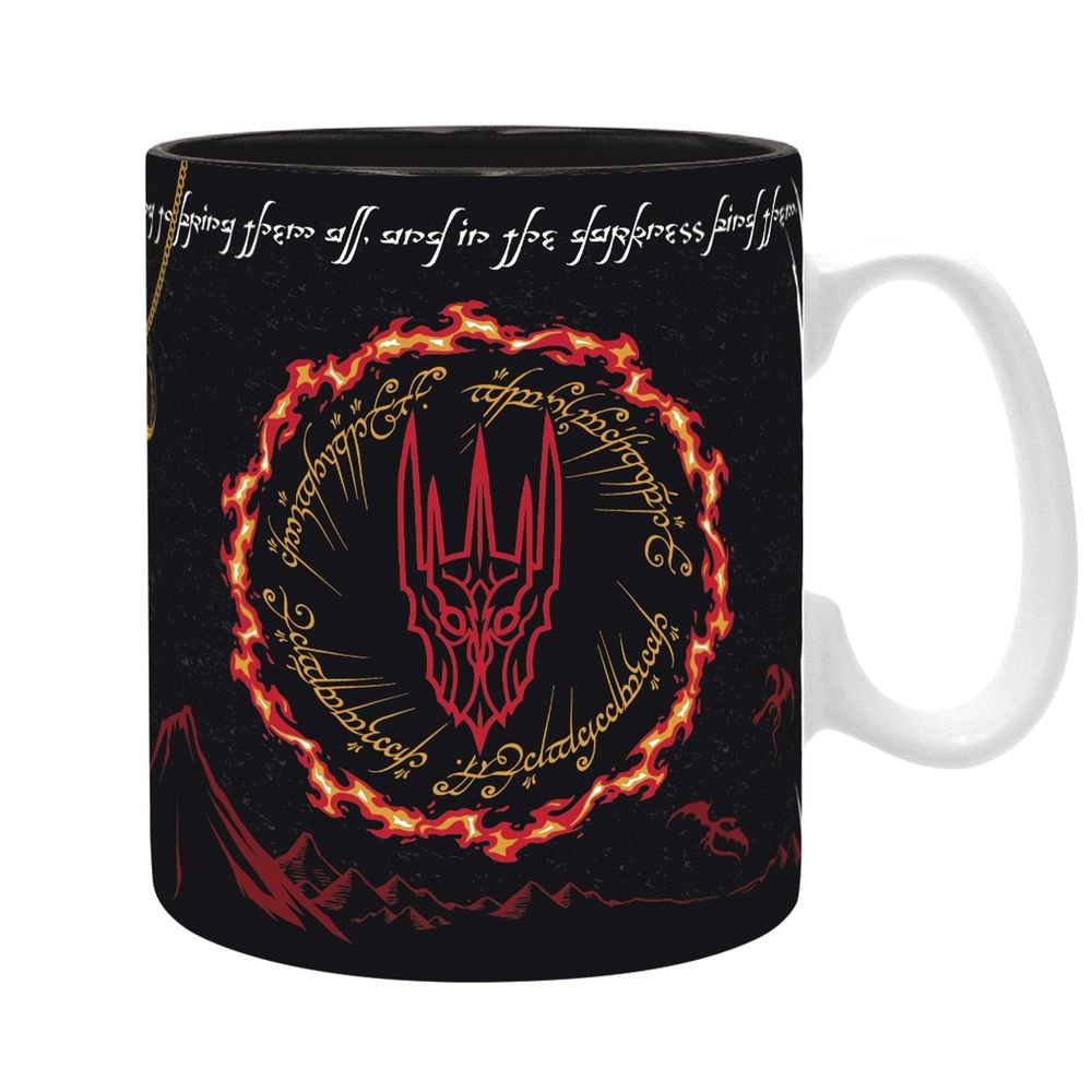 TAZA 460 ML SAURON EL SEÑOR DE LOS ANILLOS | ABYSSE | ENVASE 2 UDS. UNIDAD | 13665361164439