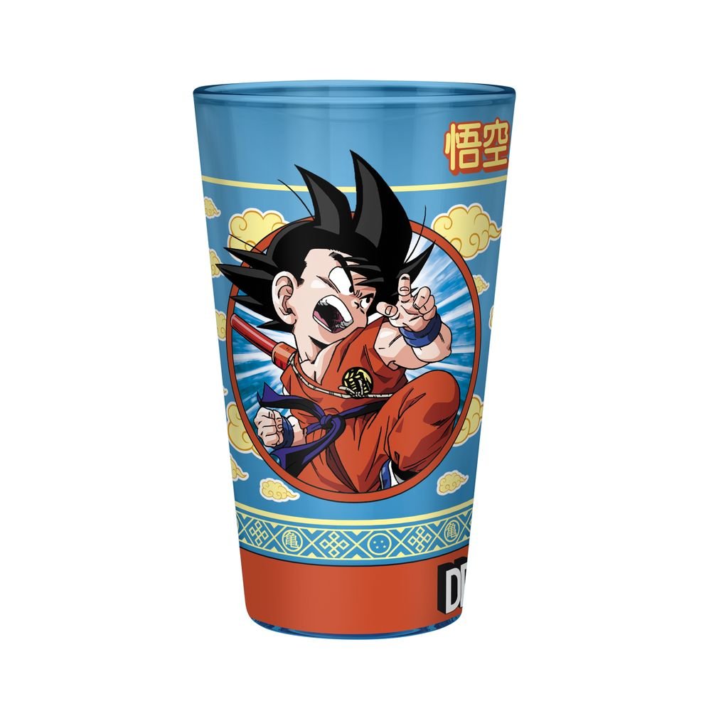 Vaso grande 400 ml Goku y el Nimbus Dragon Ball - Pack 2