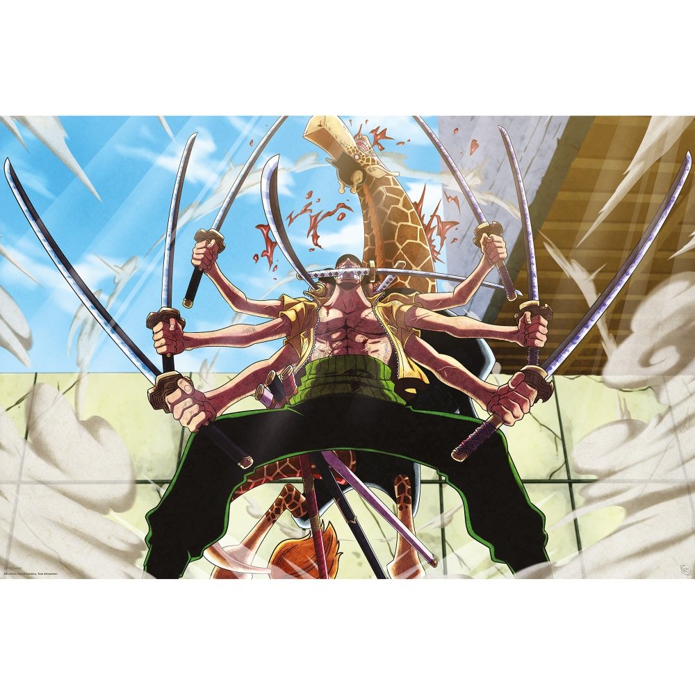 Póster Zoro Contra Kaku One Piece 91,5 x 61 cm