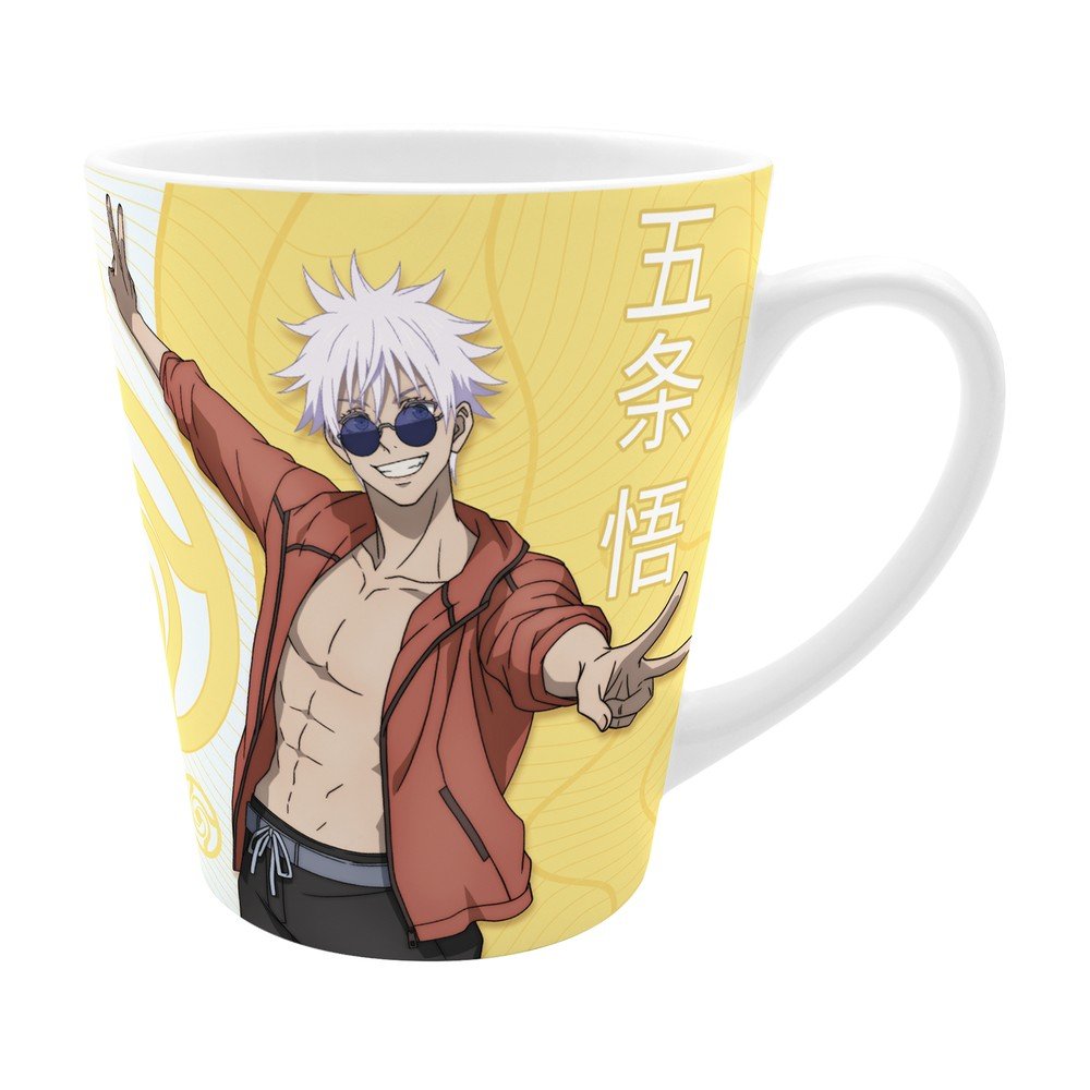 Taza 250 ml Gojo y Geto Jujutsu Kaisen, pack 2 uds