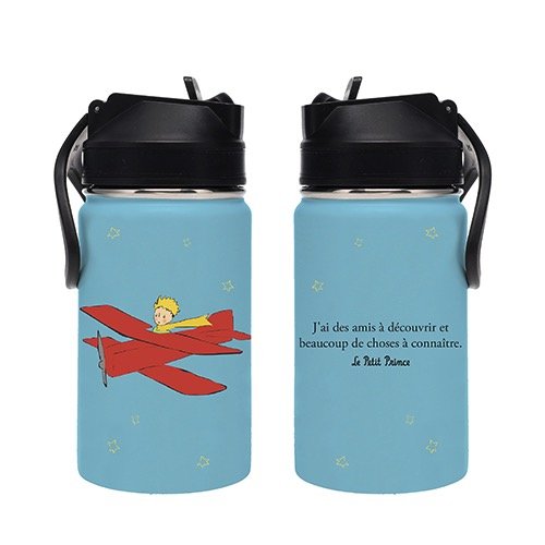 BOTELLA PLASTICO INFANTIL Y PAJITA 350ML EL PRINCIPITO AVIO | KIUB | 1 UNIDAD | 3700572773056