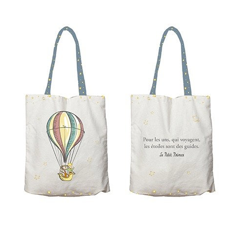 BOLSA DE TELA CON ASAS EL PRINCIPITO GLOBO | KIUB Imagen principal del producto