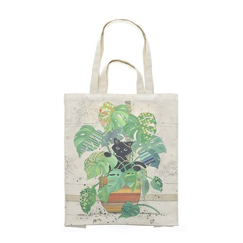 BOLSA DE TELA GATO EN LA MACETA | KIUB