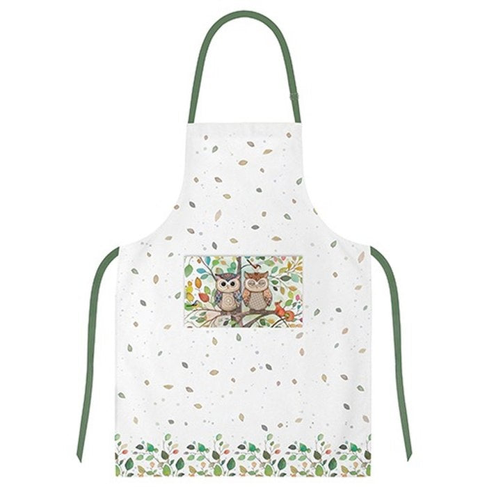 DELANTAL CON BOLSILLO BUHOS | KIUB | 1 UNIDAD | 3700572800653