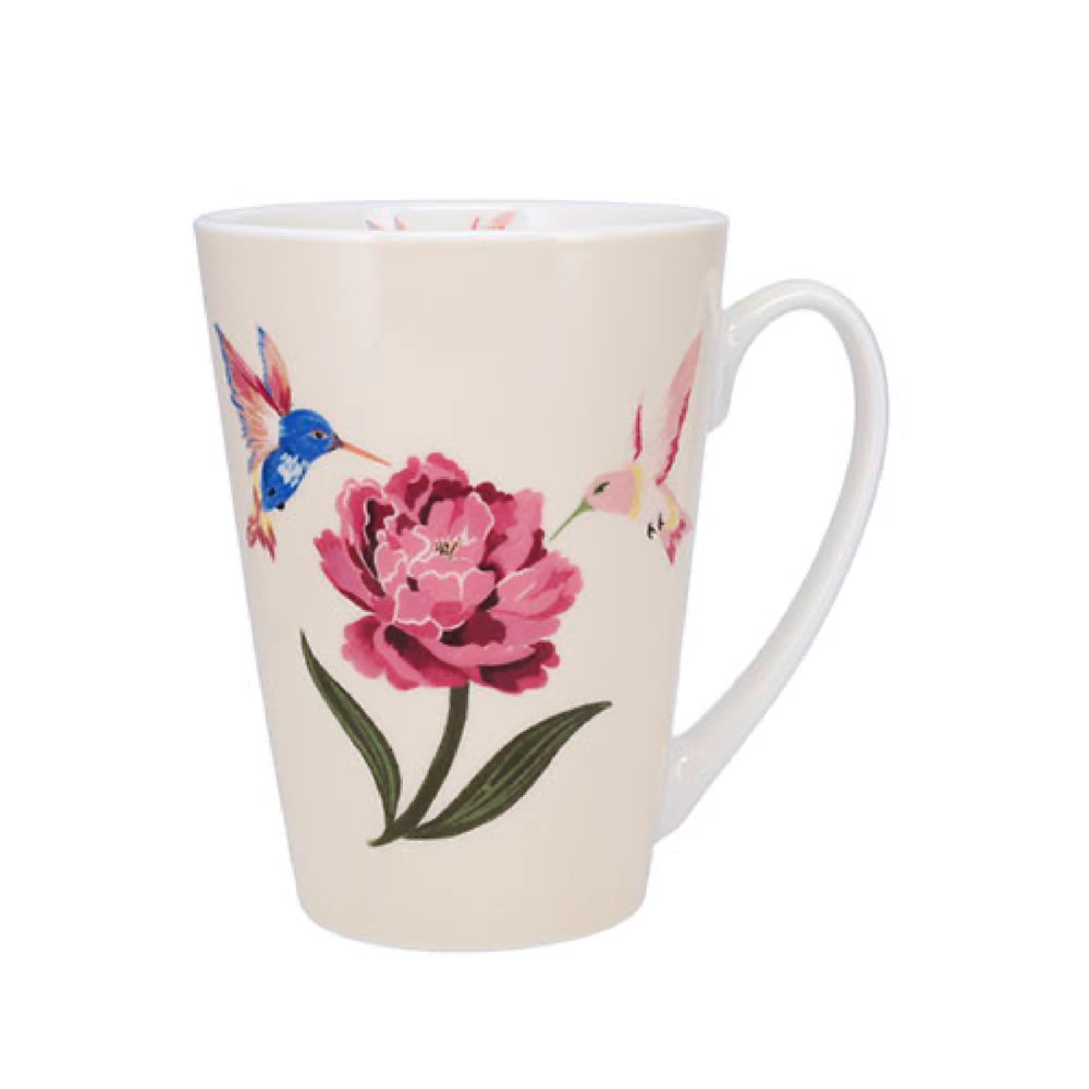 Taza XL Conica 500ml + Caja Pivoines y Colibris Imagen principal del producto