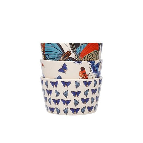 SET DE 3 BOWLS 10 CM + CAJA MARIPOSAS AZULES | KIUB | 1 UNIDAD | 3700572808383 Imagen principal del producto