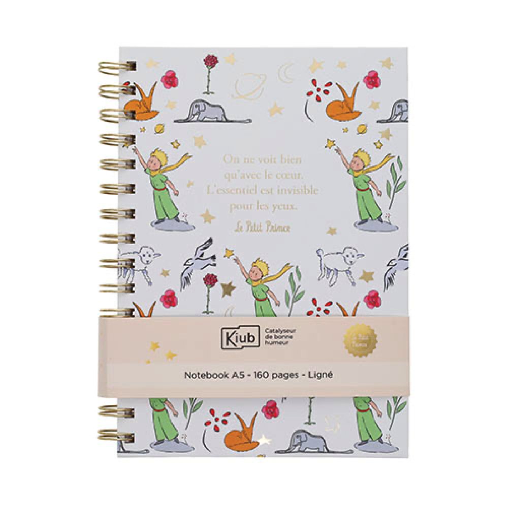 Cuaderno espiral El Principito Frase en francés KIUB PRINCIPITO Imagen principal del producto